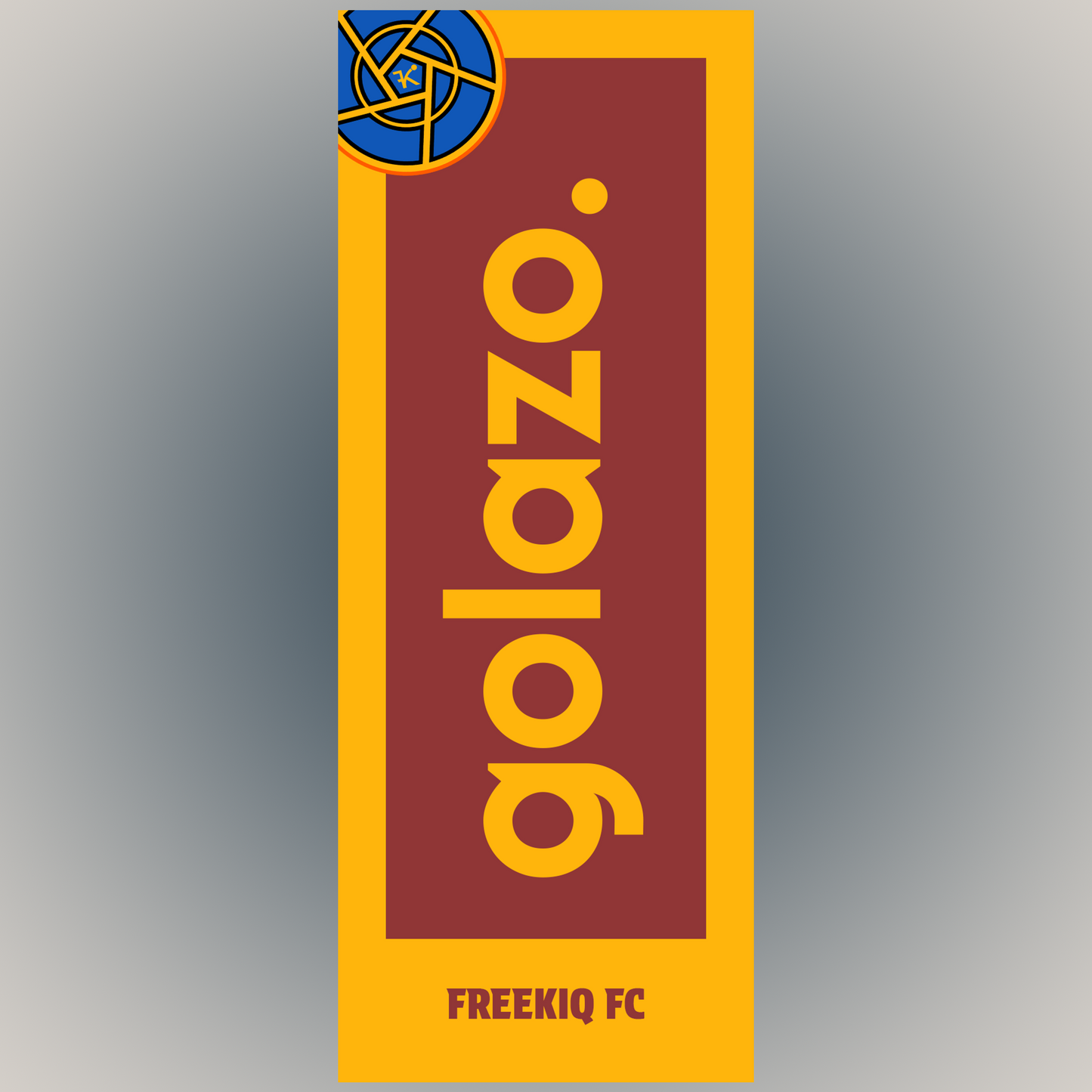 Golazo (gold/maroon)