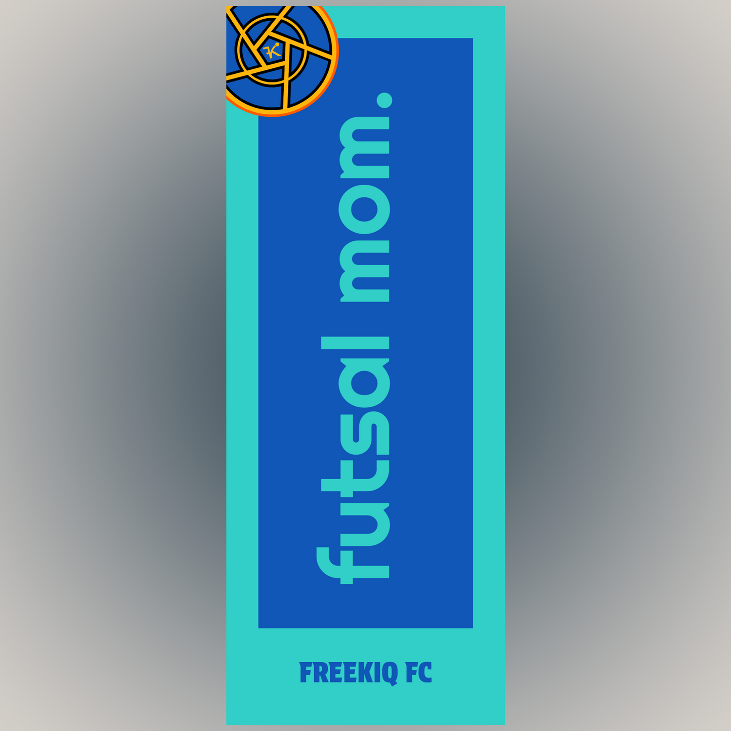 Futsal Mom (teal/royal)