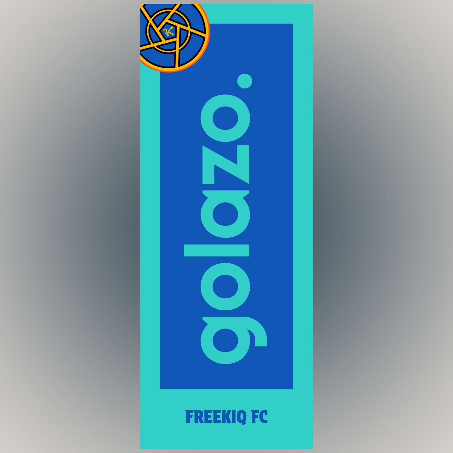 Golazo (teal/royal)